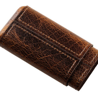 Szivartok 3 szál Coronita szivar részére - Angelo, sötétbarna antik (11x6cm)