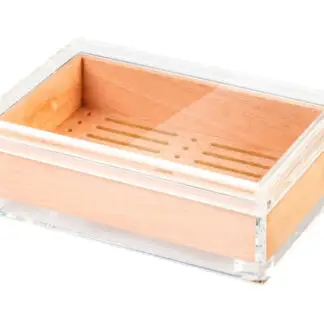 Humidor 50 szál szivar részére, akrill szivar tároló doboz - Angelo