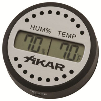 Digitális thermo-hygrométer - kerek, Xikar