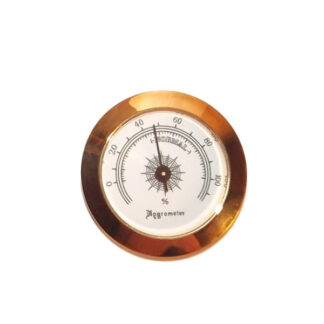 Humidor hygrométer - arany színű (50mm)