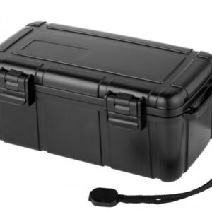 Utazó humidor -  20 szivarnak, párásítóval, fekete - Angelo