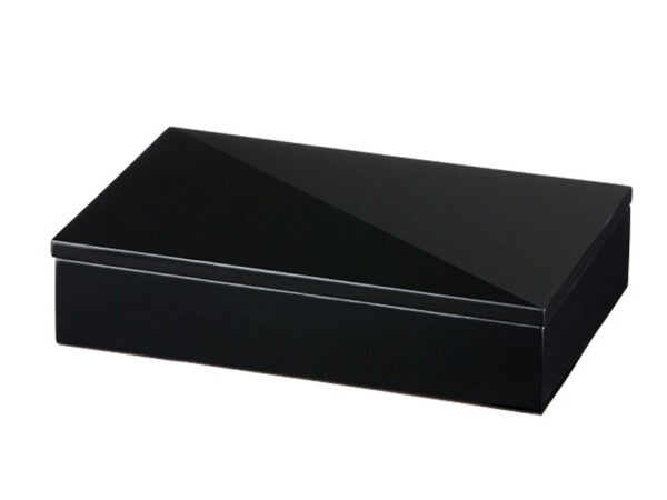 Humidor 10 szál szivar részére, lakkfekete, spanyol cédrusfa szivar tároló doboz - Image 2