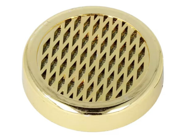 Humidor 40 szál szivar részére, cédrusfa szivar doboz, párásítóval, hygrométerrel - piros, aranyszínű fémkerettel, Angelo - Image 7