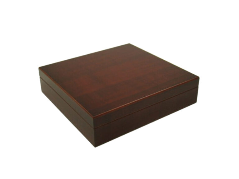 Humidor 20 szál szivar részére, cédrusfa szivardoboz, párásítóval - mahagóni, Angelo - Image 7