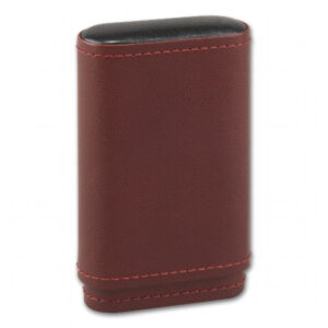 Cigarillo tok - 5 szivarka részére, barna bőr (100x55x16mm)