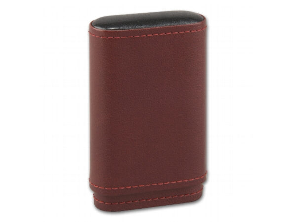 Cigarillo tok - 5 szivarka részére, barna bőr (100x55x16mm)