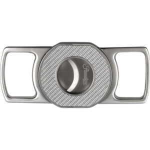 Passatore szivarvágó - szögletes, ezüst (23mm)