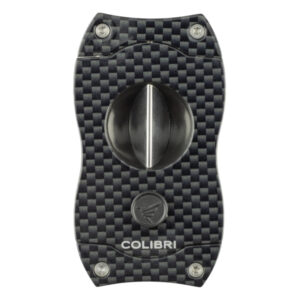 Colibri V-Cut Szivarvágó - carbon/fekete (23mm)