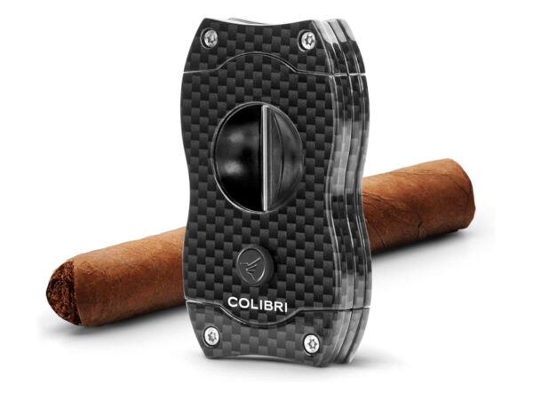 Colibri V-Cut Szivarvágó - carbon/fekete (23mm) - Image 7