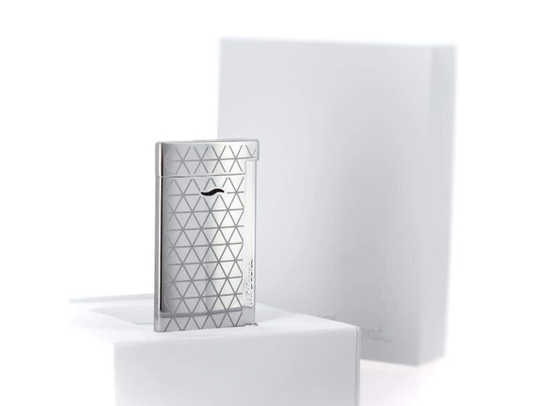 Luxus Szivaröngyújtó - ezüst, S.T. Dupont Slim 7 Firehead - Image 3