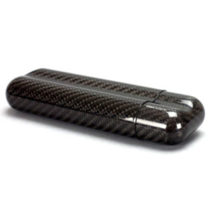 Szivartok - 2 Churchill szivar részére, Carbon (15x2,3cm)