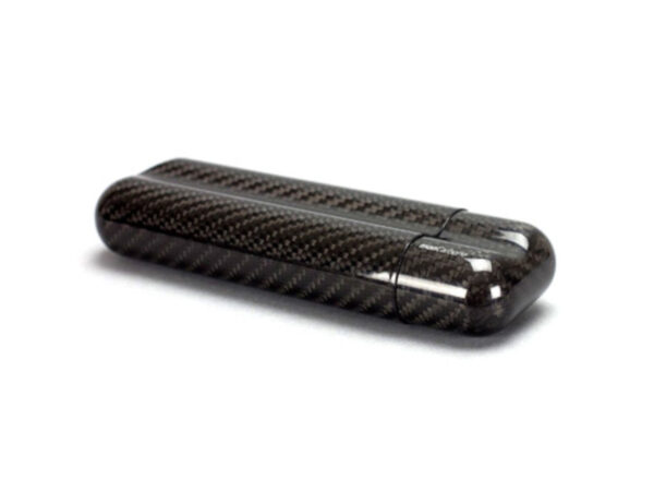 Szivartok - 2 Churchill szivar részére, Carbon (15x2,3cm)