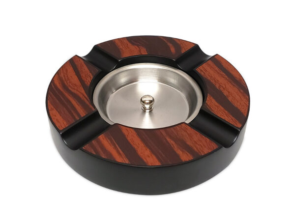 Achenty! Humidor 30 szivar részére, spanyol cédrusfa, üvegtetővel, párásító, hygrométer, Makassar + AJÁNDÉK szett - Image 5