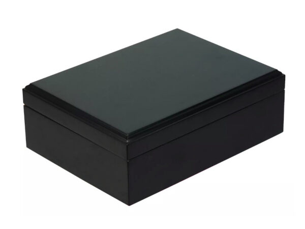 Achenty! Humidor 30 szál szivar részére, fekete cédrusfa szivar tároló doboz, párásító, hygrométer + AJÁNDÉK szett! - Image 2