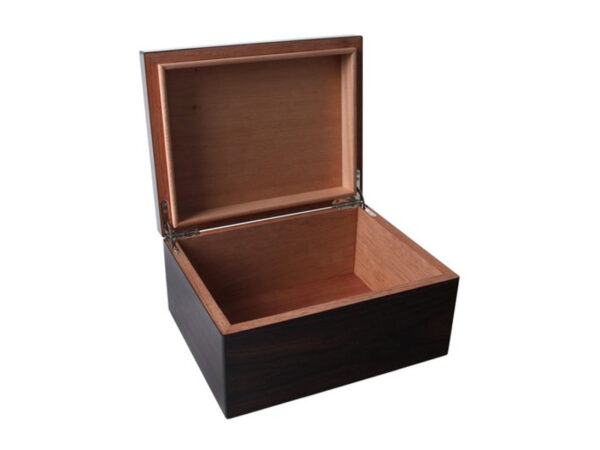 Achenty! Humidor 40 szál szivar részére, spanyol cédrusfa, párásító, hygrometer - dió - Image 2