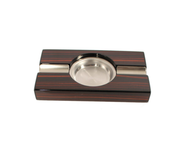 Humidor 50 szál szivar részére, spanyol cédrusfa szivar tároló doboz, párásító, hygrométer, barna-fekete, üvegtetős + AJÁNDÉK szett - Image 4