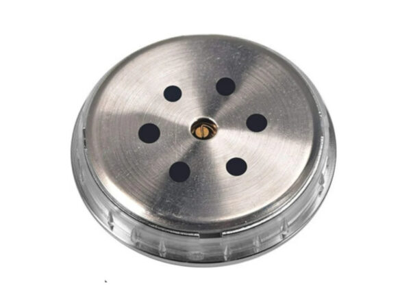Humidor hygrométer - ezüst színű, fehér hátlappal (36mm) - Image 3