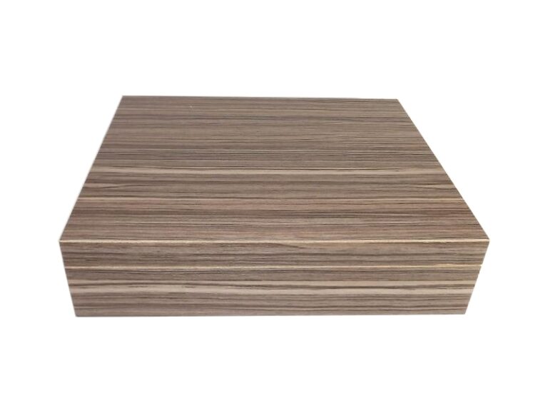 Humidor 30 szál szivar részére, zebracsíkos szivartartó doboz, párásító és belső hygrometer - Achenty! - Image 4
