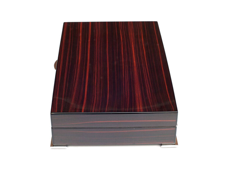 Achenty! Makassar Humidor 30 szál szivar részére, szivartartó doboz, párásítóval - Image 3