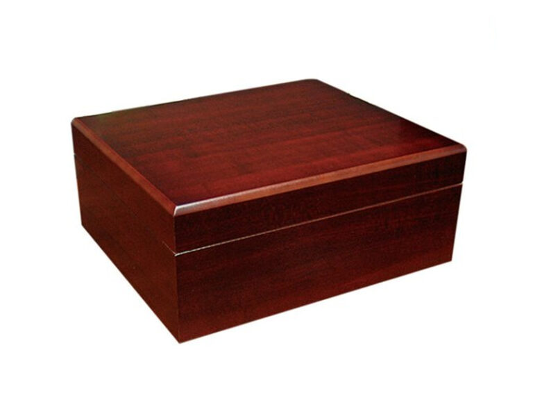 Humidor 40 szál szivar részére, matt cseresznye színű szivar tároló doboz + AJÁNDÉK szett! - Image 2