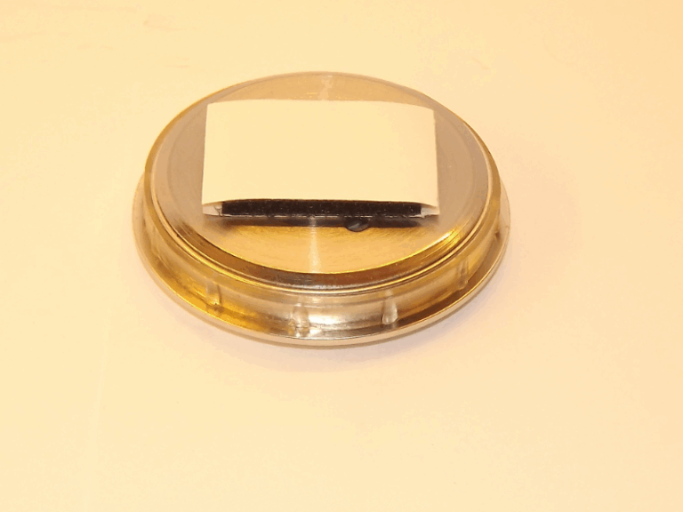 Humidor hygrométer - ezüst színű (50mm) - Image 3