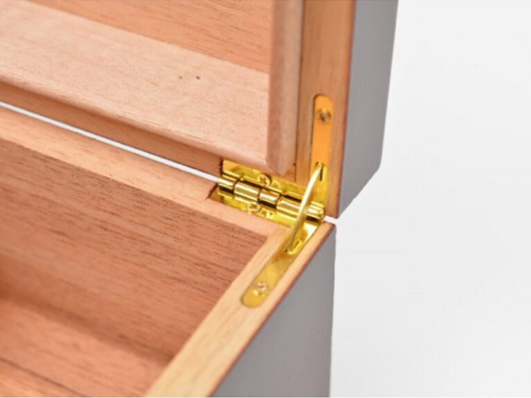 Humidor 40 szál szivar részére, matt cseresznye színű szivar tároló doboz + AJÁNDÉK szett! - Image 8