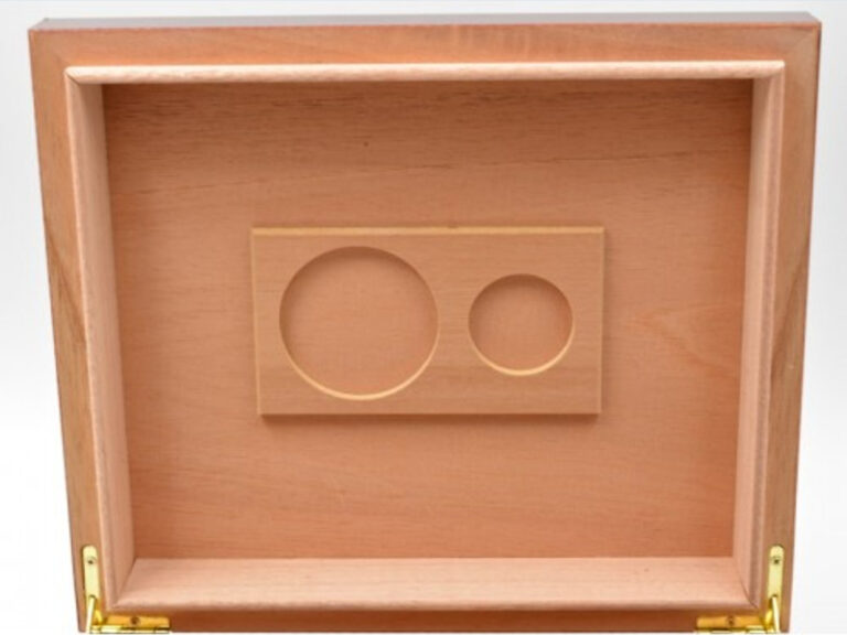 Humidor 40 szál szivar részére, matt cseresznye színű szivar tároló doboz + AJÁNDÉK szett! - Image 10