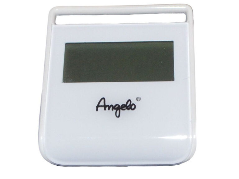 Szivar tartó dobozba digitális thermo-hygrométer - páratartalom és hőmérséklet mérő, fehér, Angelo (7x6cm) - Image 2