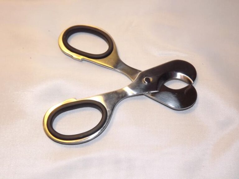 Szivarvágó olló, krómozott (10cm) - Image 4